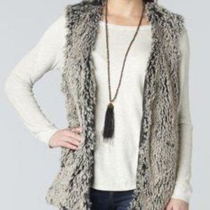 Democracy Faux Fur Vest 1X